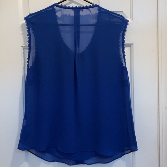 Blue Womens Blouse Size Large - Picture 4 of 6